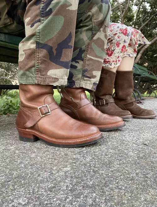 Engineer Boots: John Lofgren (Natural CXL) and Chippewa (C.F. Stead)