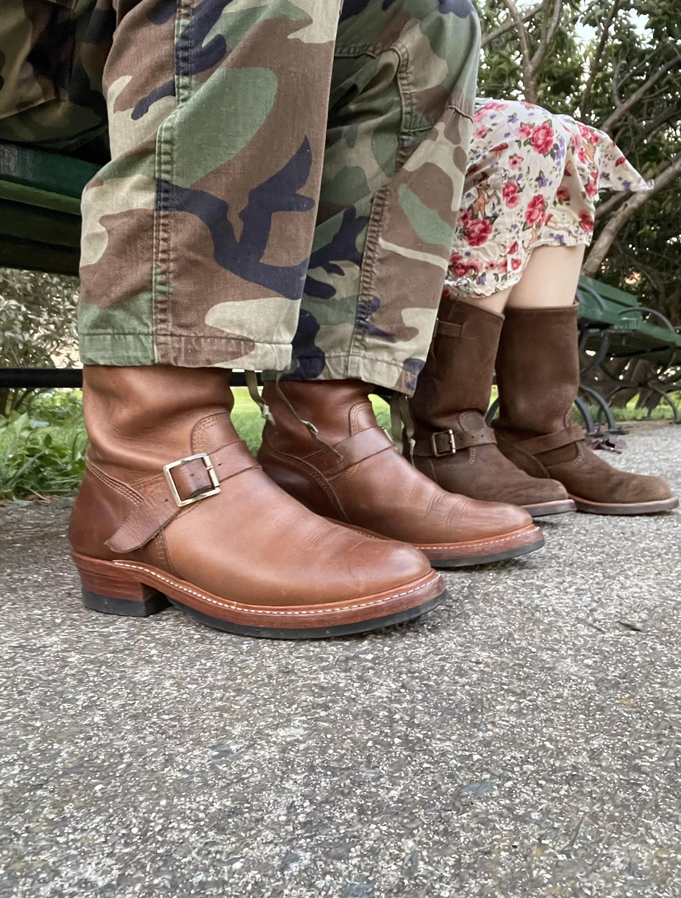 Engineer Boots: John Lofgren (Natural CXL) and Chippewa (C.F. Stead)