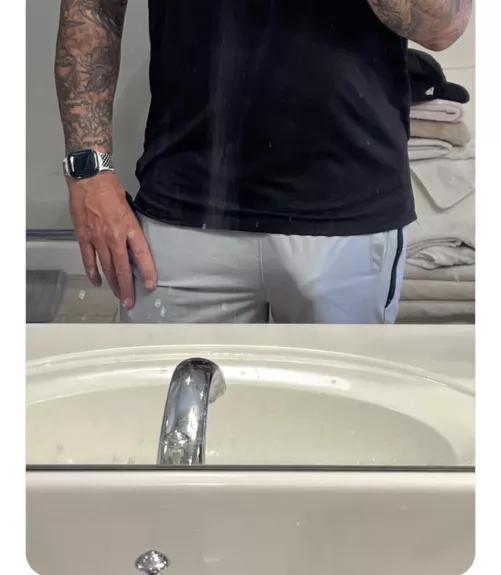 Just got home from the gym, I wonder if this was noticeable