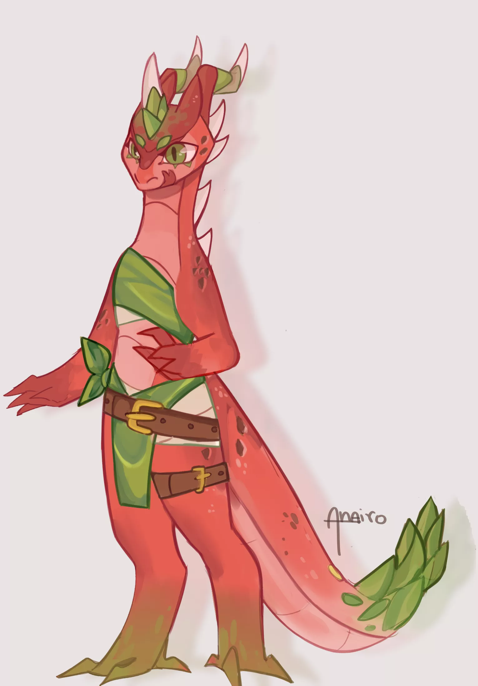 strawberry kobold (art by me)