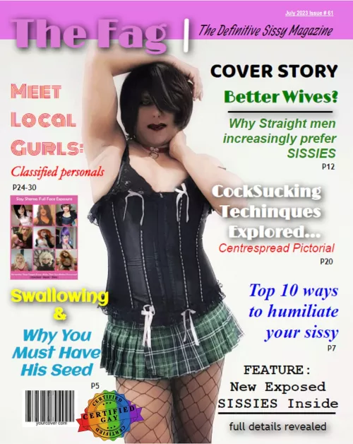 The Definitive Sissy Magazine For All Men Who Enjoy A Sissy In Their Lives
