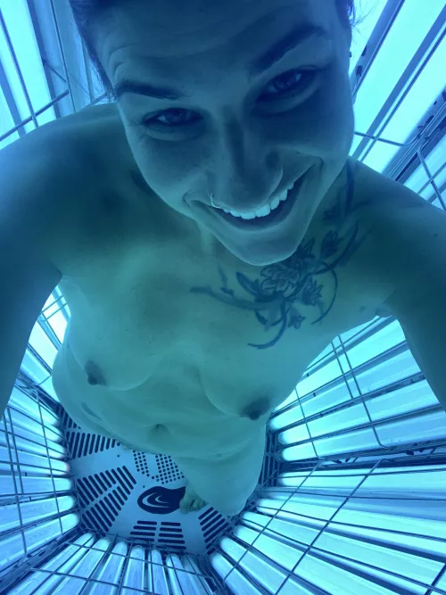 Workin on the tan. Or do you like tan lines?