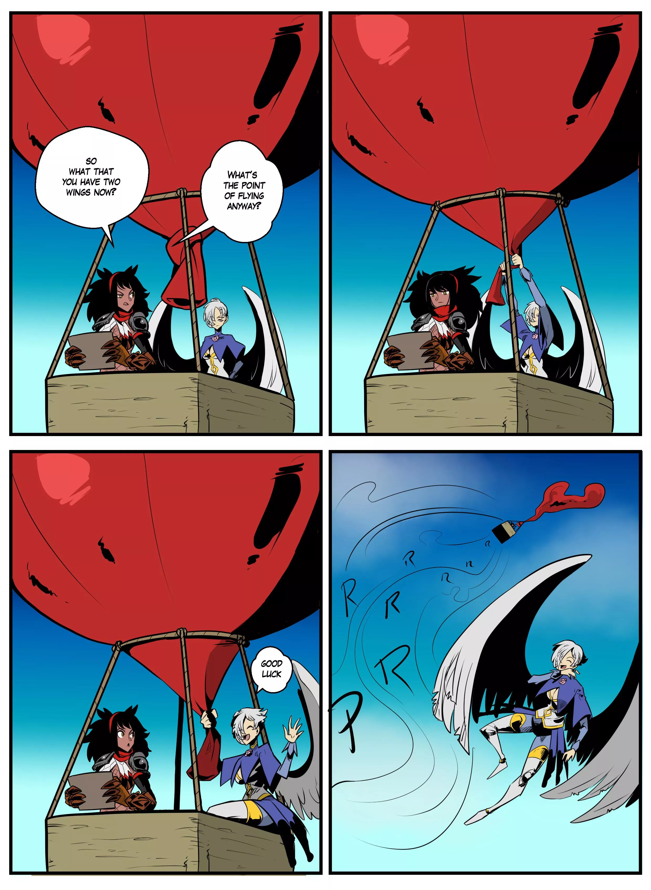 Always be wary when air traveling with a prankster who can fly.