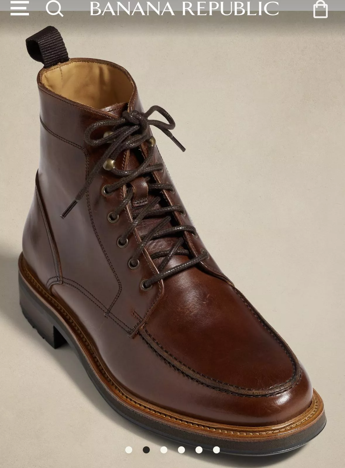 banana republic jaxon boot - real welt? Real boot?