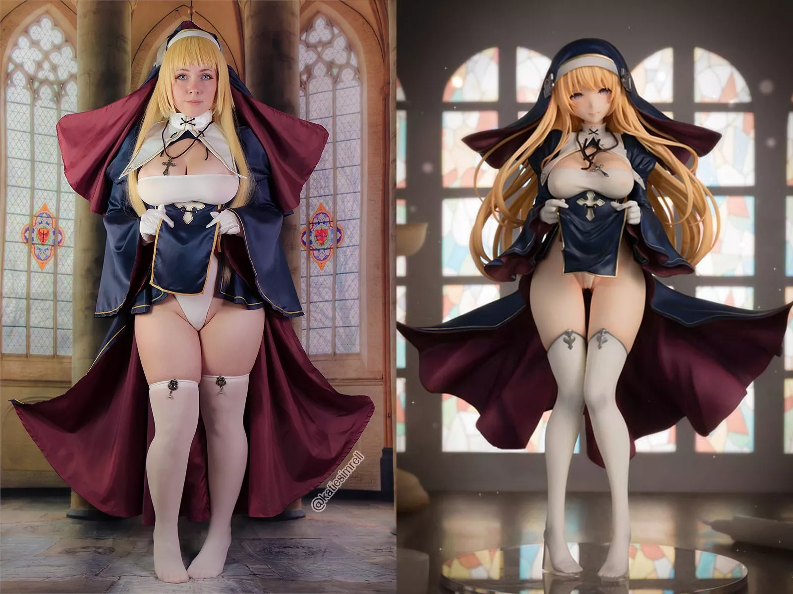 Charlotte the Nun (Cosplay vs Character) by simrell