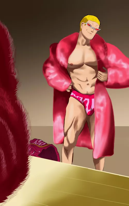 Doflamingo fanart (artist: me, painpeul4u)