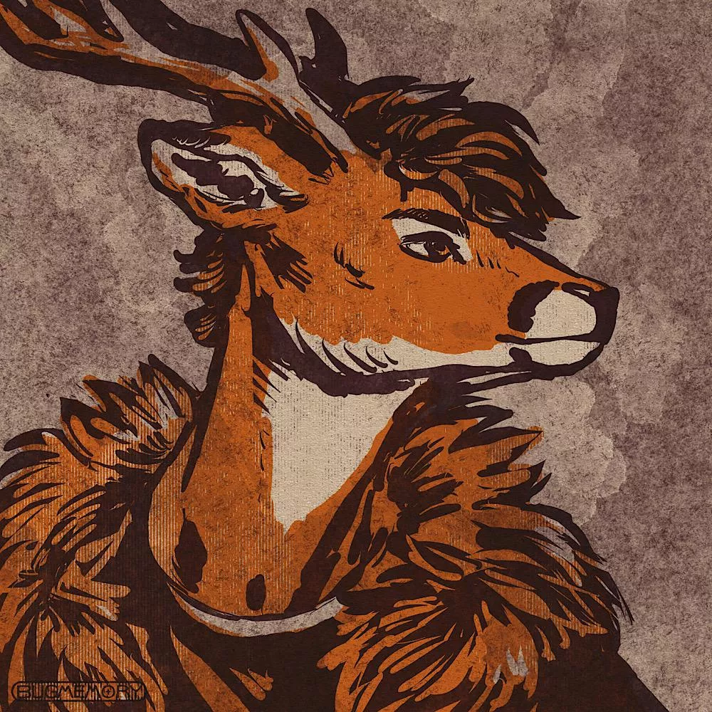 Halloween-themed/spooky orange and black portraits available!