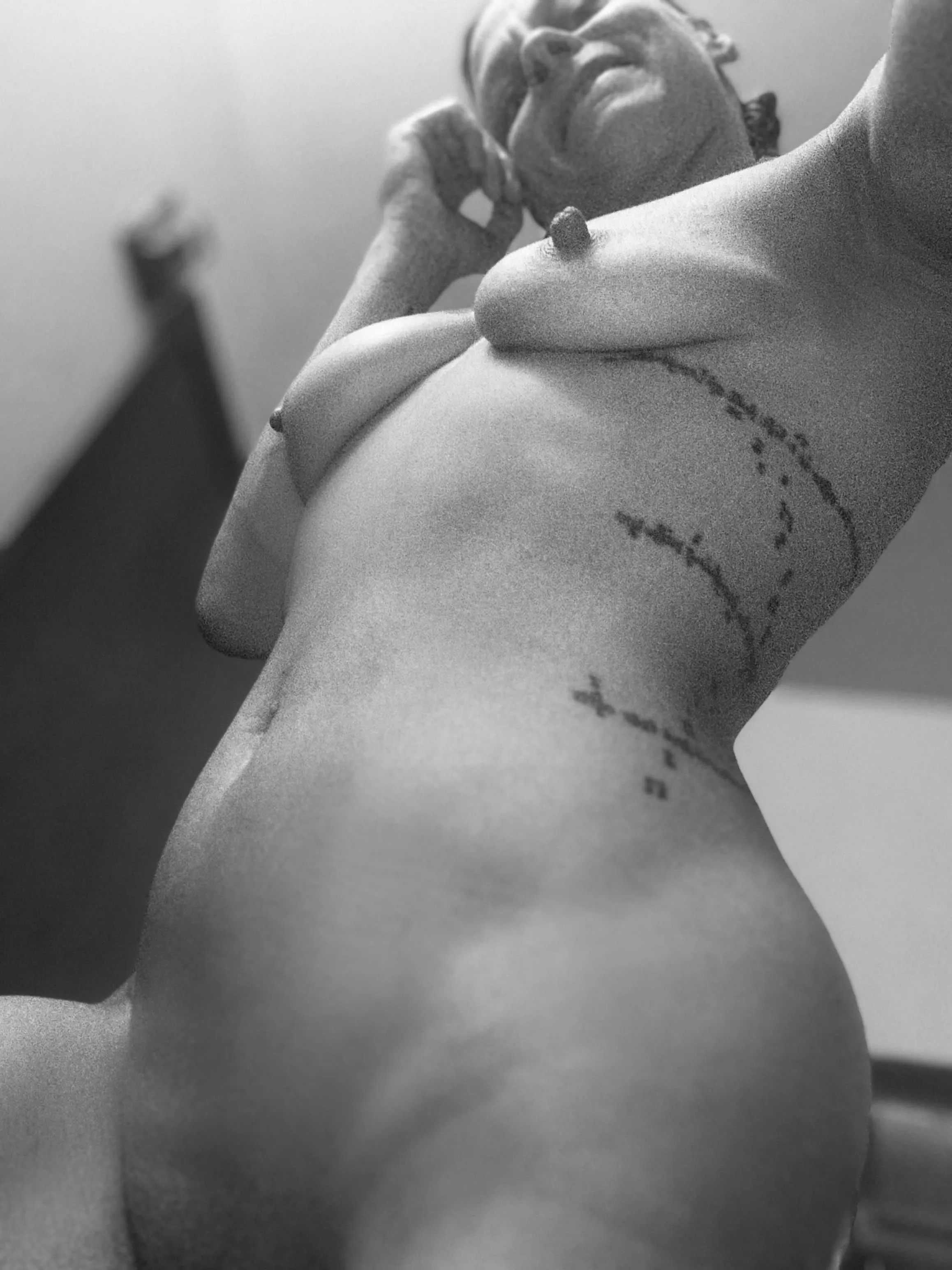 I love this angle & the B&W