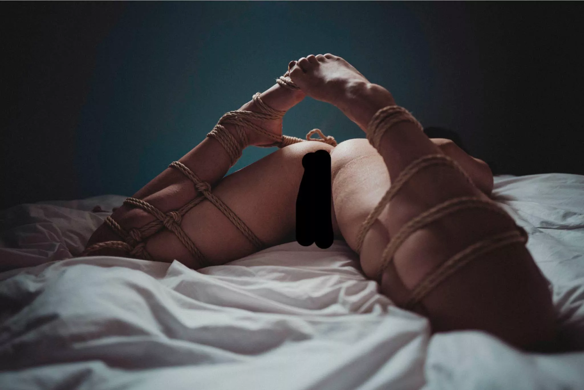 I mean….aren’t my legs so pretty all tied up?