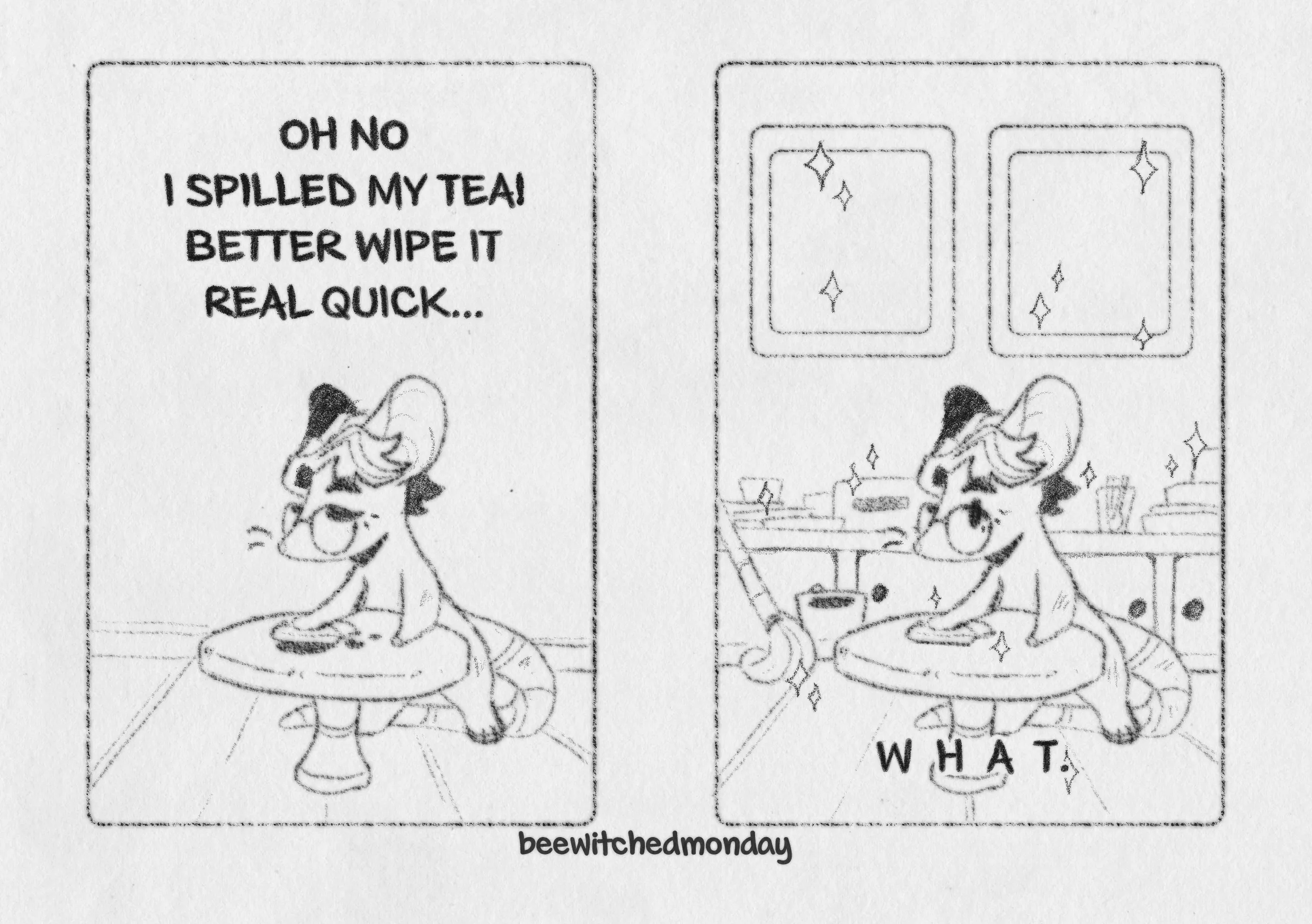 Sometimes I get a bit too carried away while cleaning