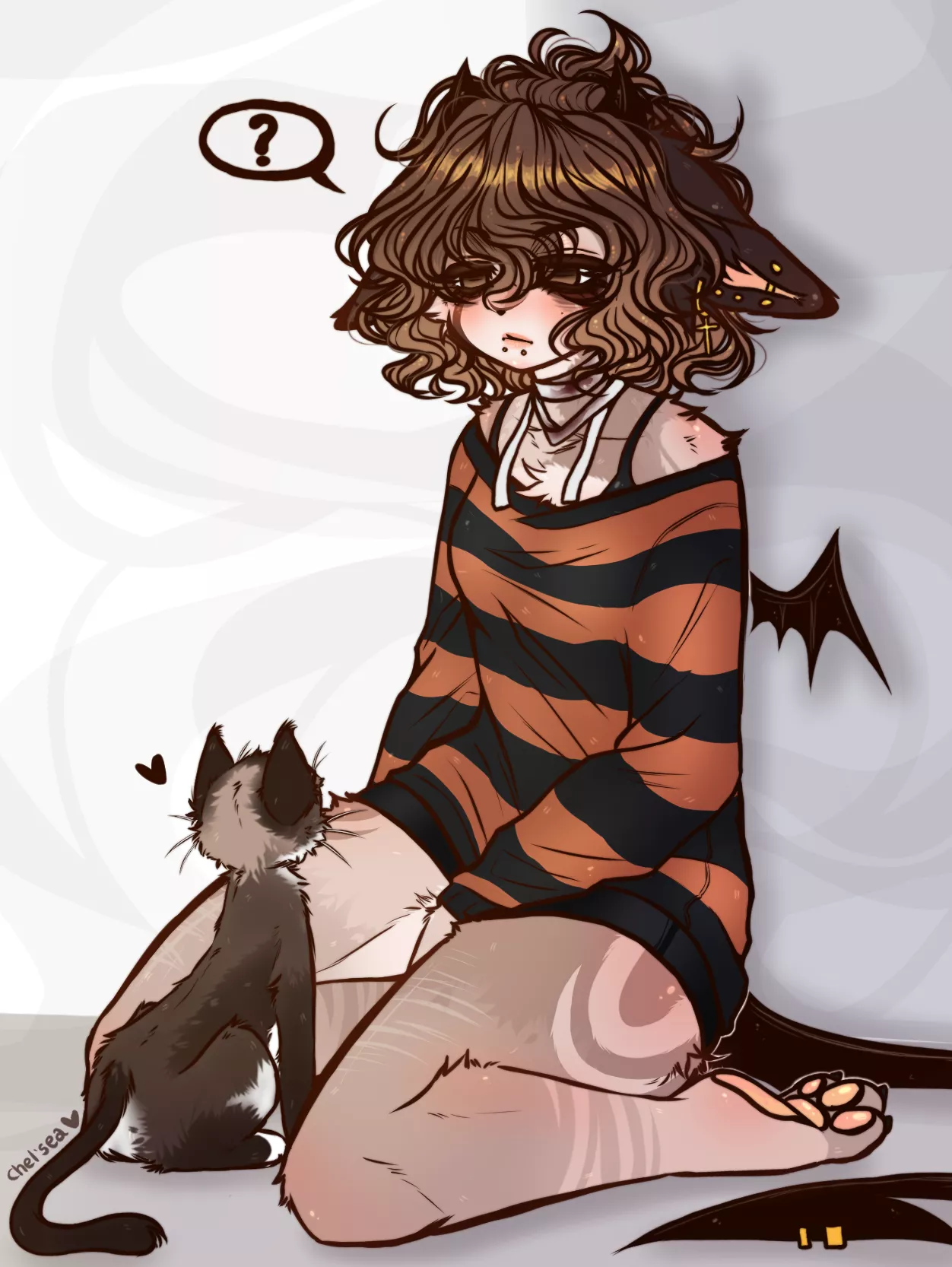 They know when you're sad ❤️ (art by me)