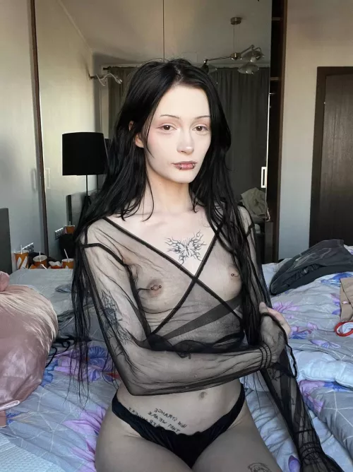 Tiny and mature but still perky