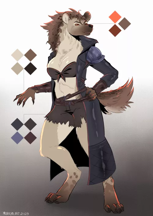 Werehyenna design i made