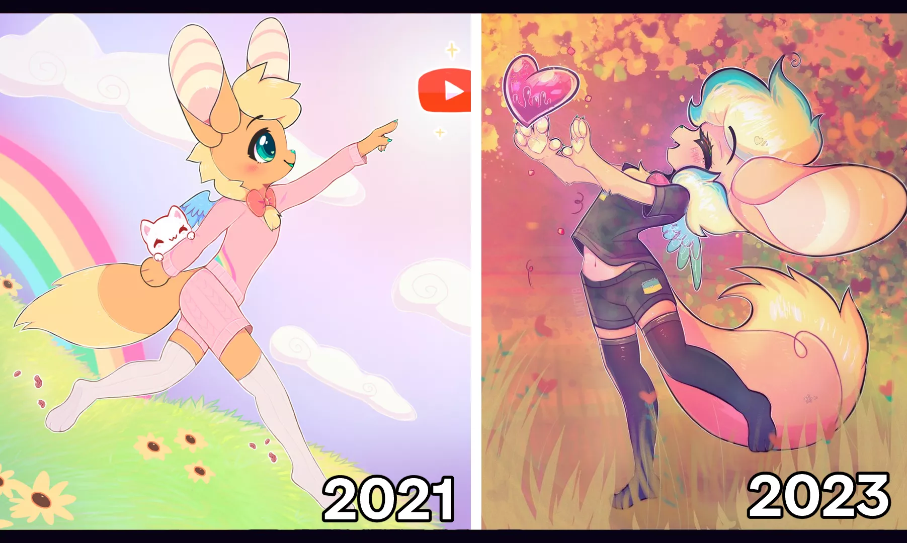 Which art do you like more? 🥰