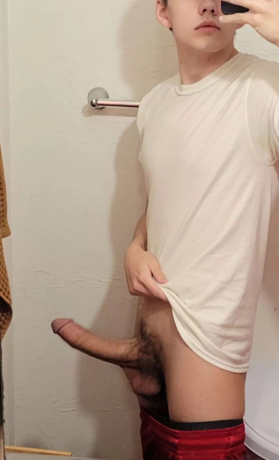 Would you drain this highschool cock?