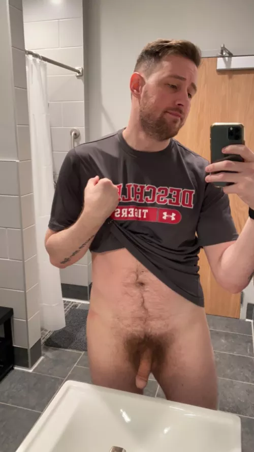 Would you glance at me in the locker room?