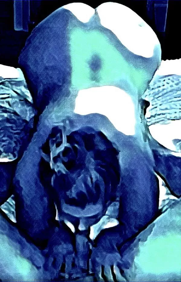 Blue waves of desire.💋