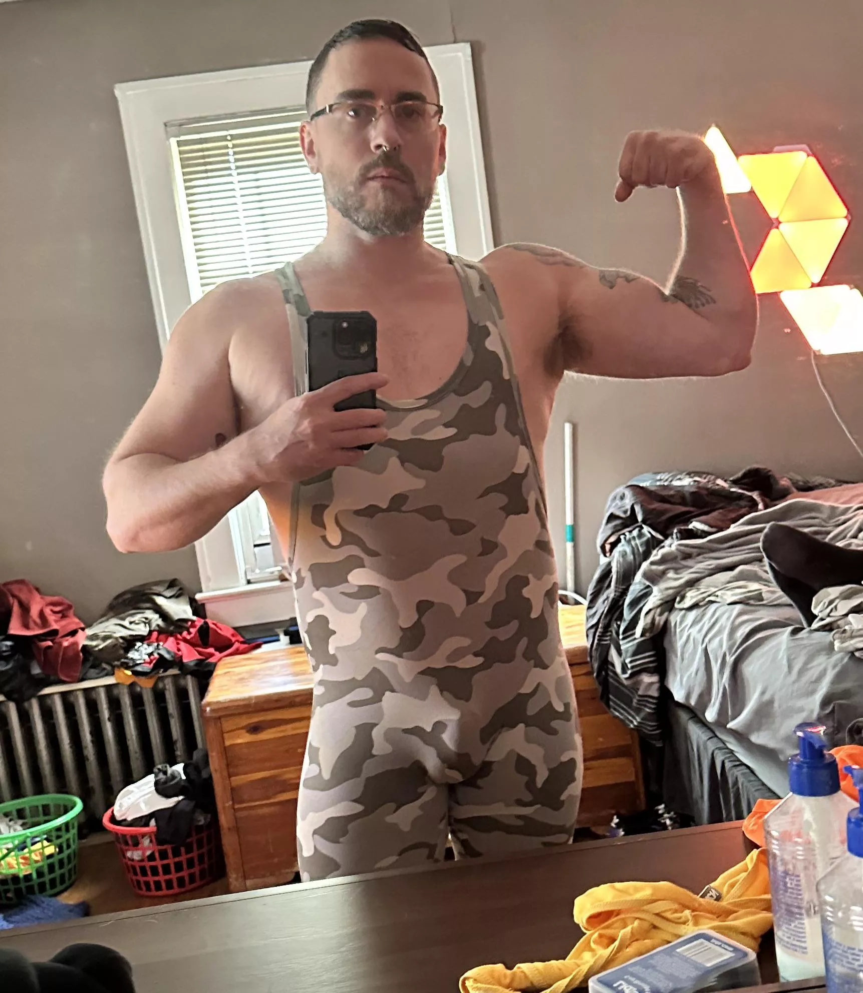 Camo singlet