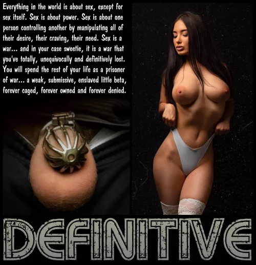 DEFINITIVE [chastity] [femdom] [permanent]