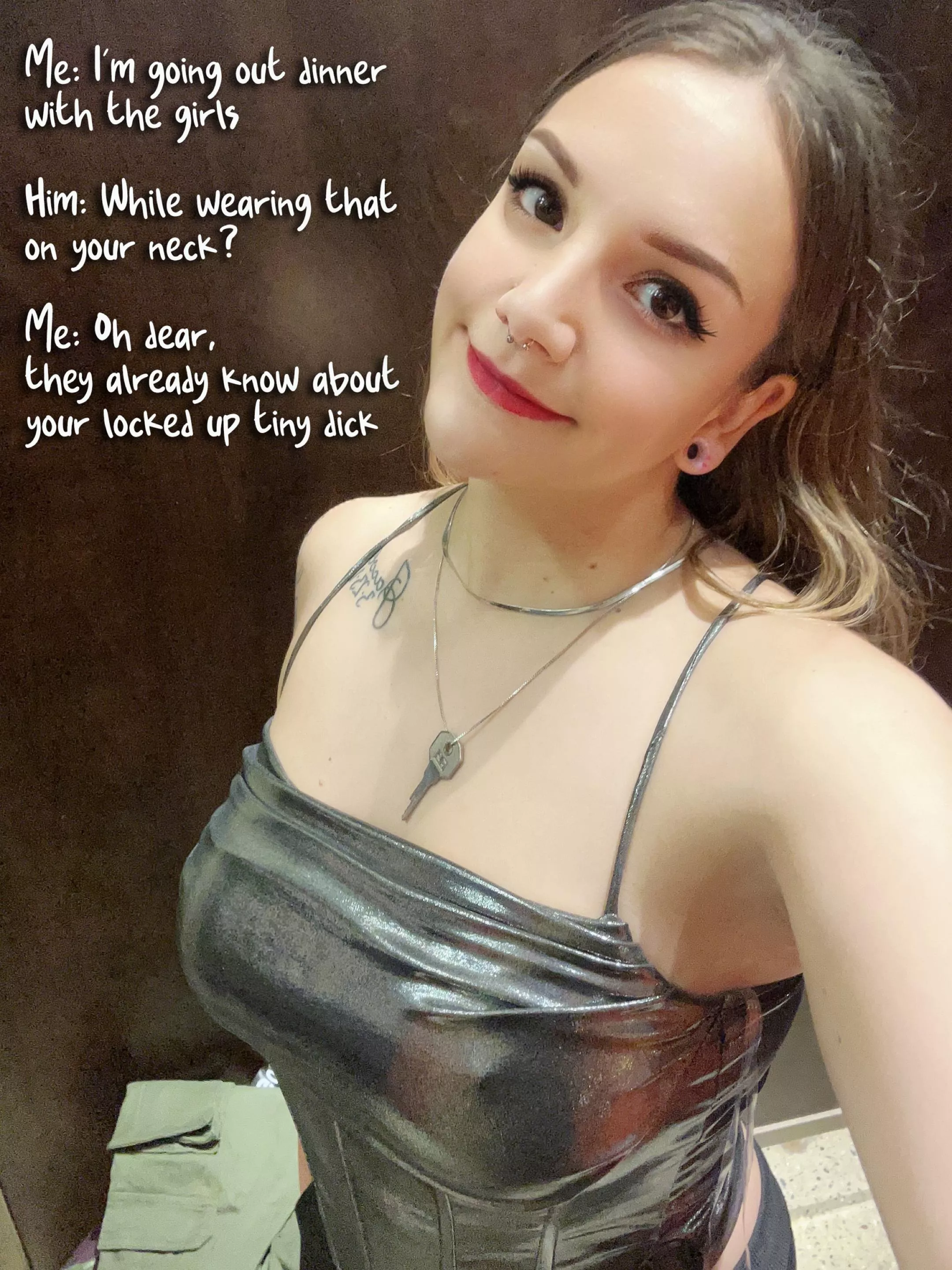 Don't be embarrassed, my friends already know