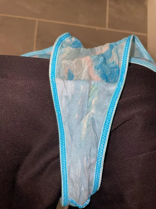 End of day panties got creamy