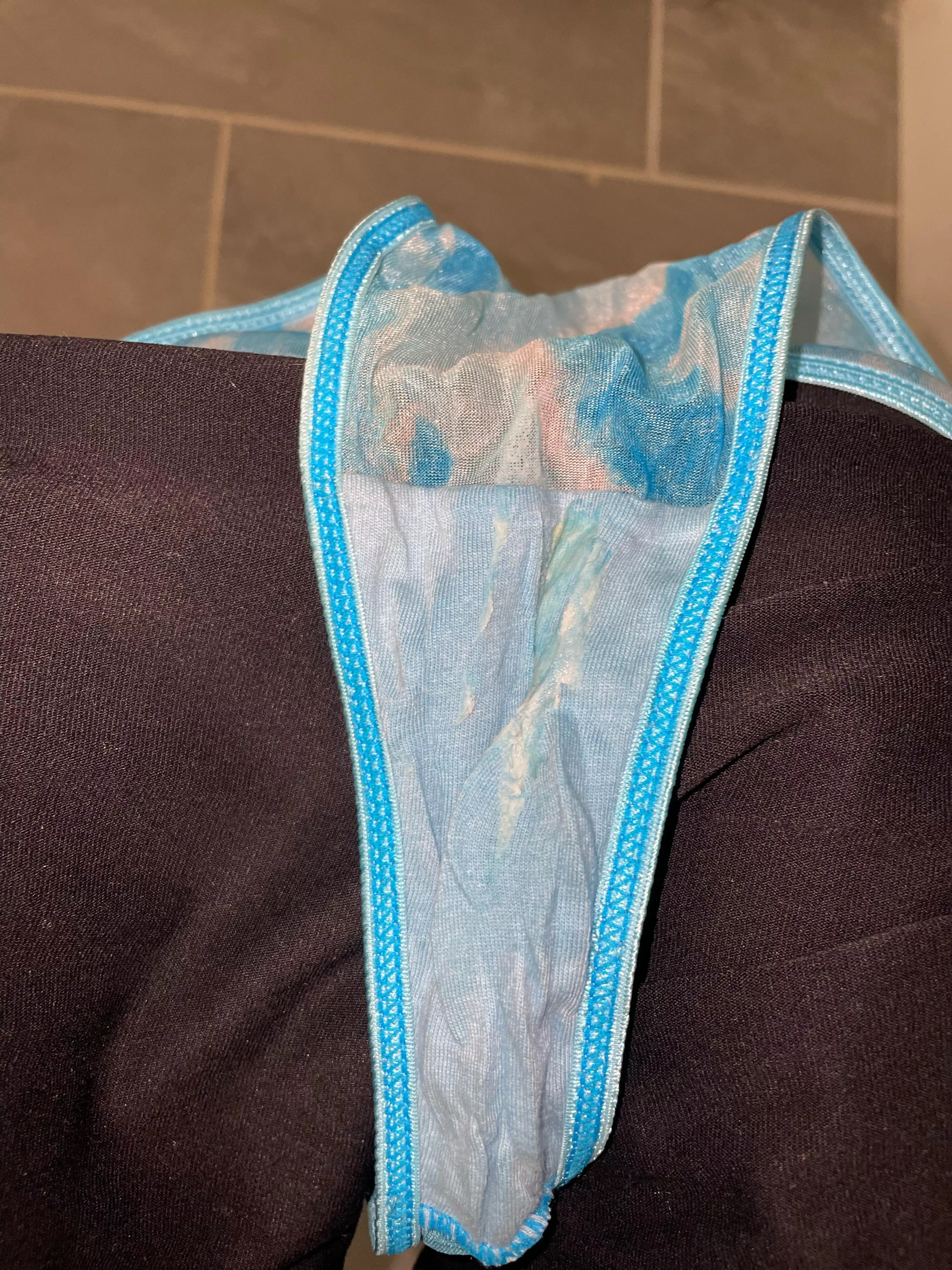 End of day panties got creamy