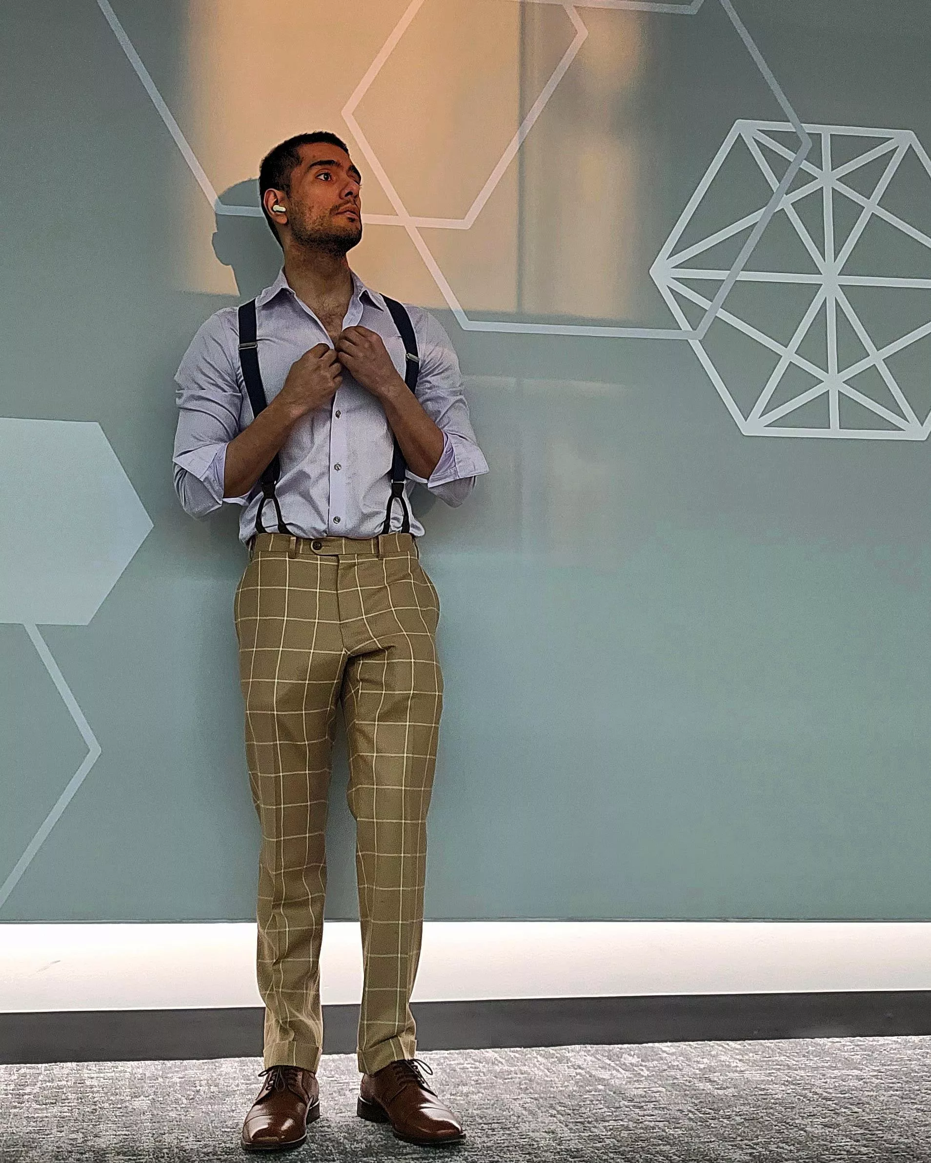 Half-dressed for a date; haven't done this in a while