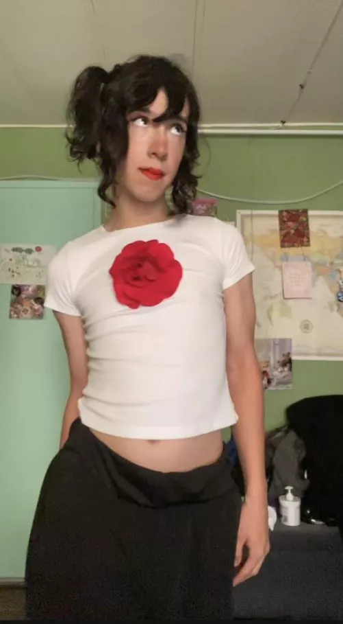 How do I look with my little pig tails ? 🥺💕