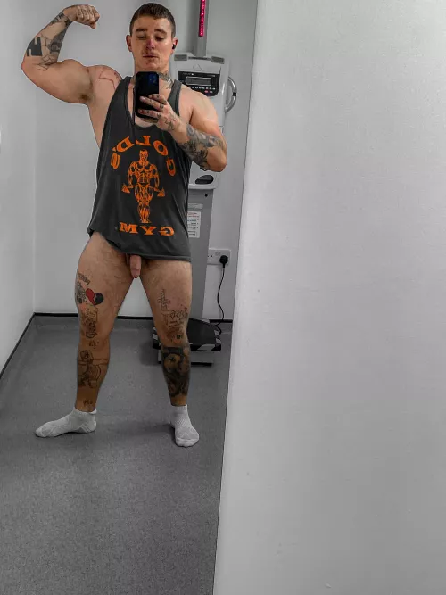 I love being naked after a good training session