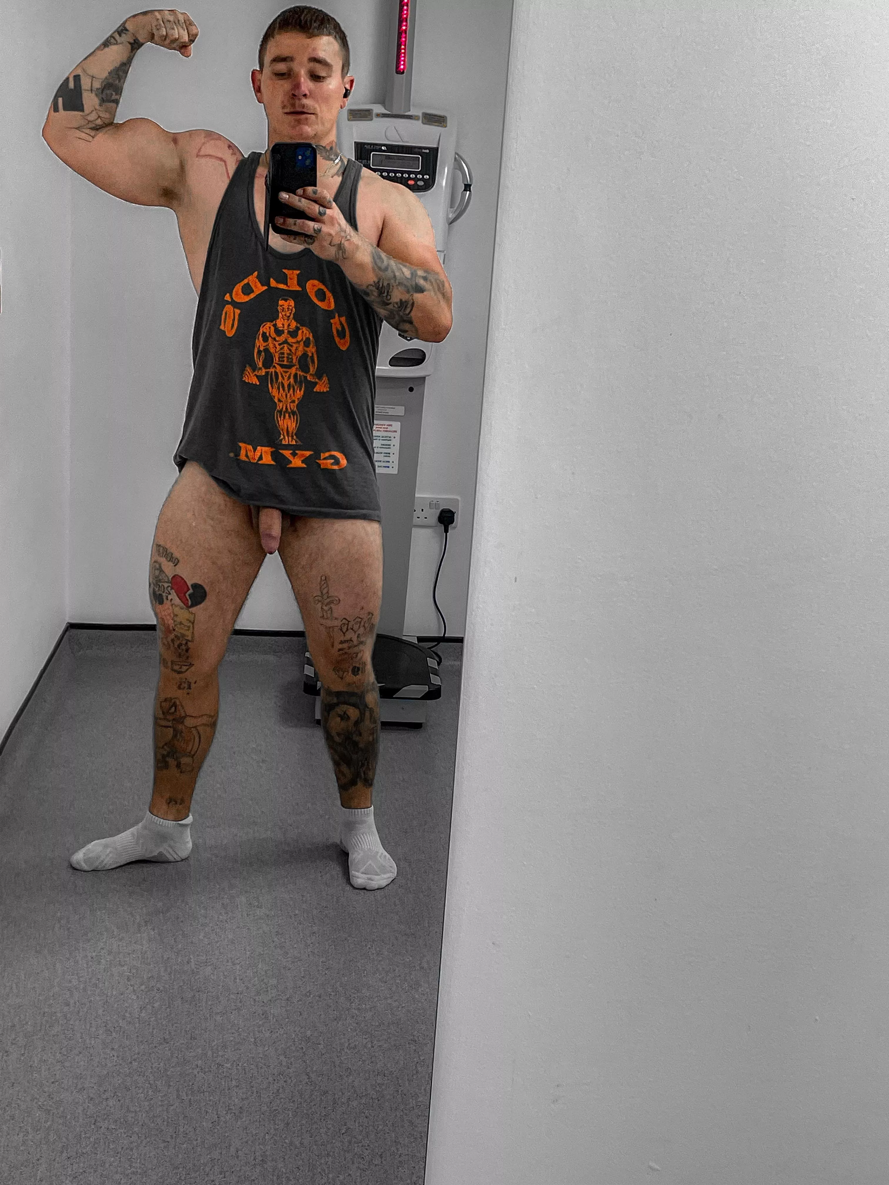 I love being naked after a good training session