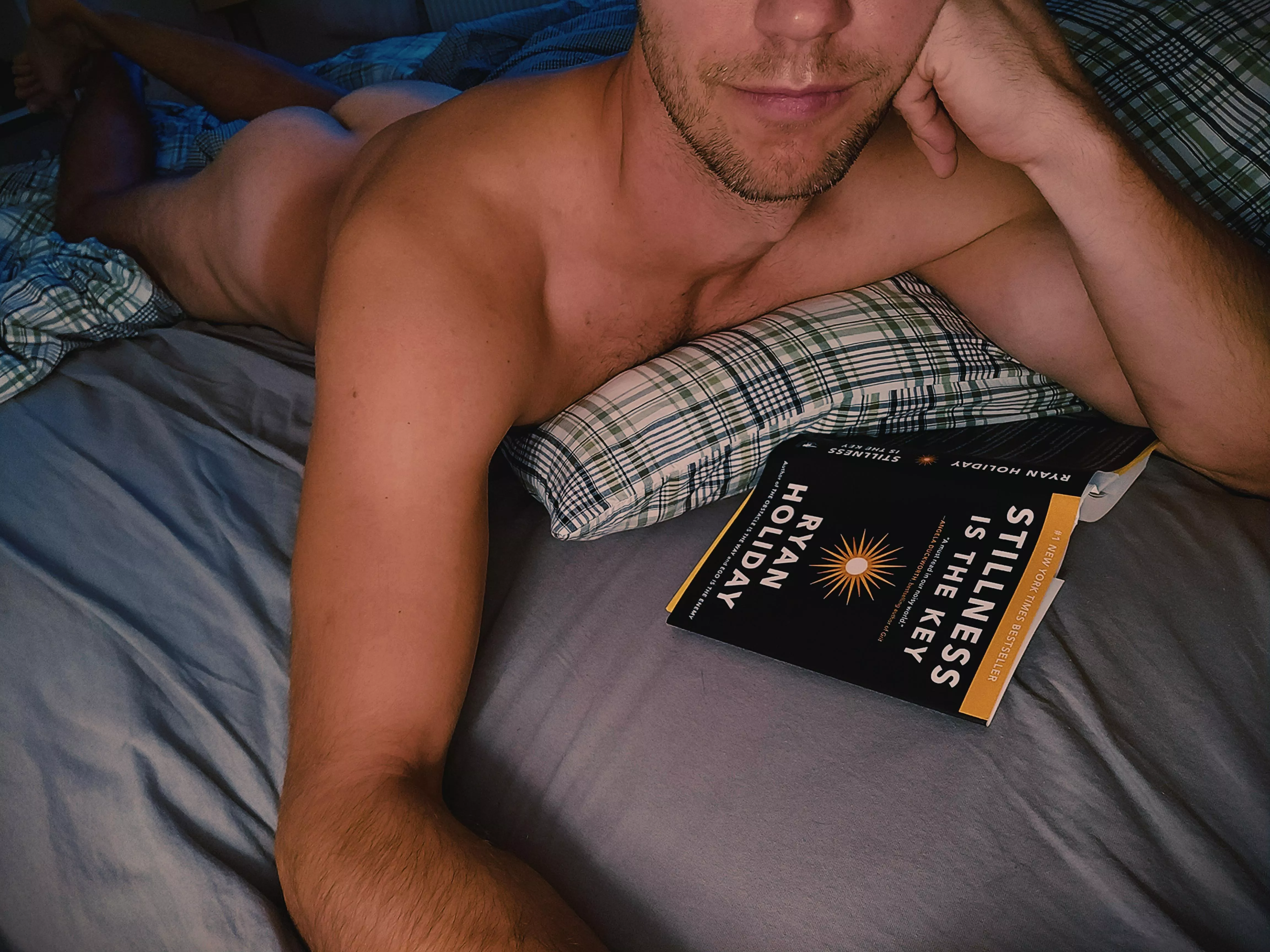 I'd prefer to lay all day, listen to the rain and read.