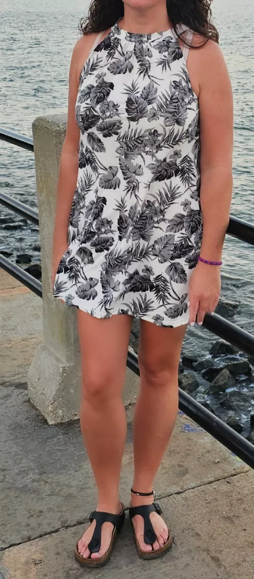 Love wearing little see through dresses in the summer. What do you think?