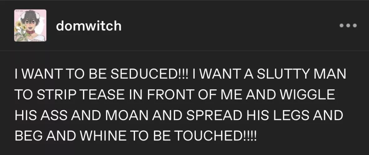 MAKE MEN SLUTTY AGAIN