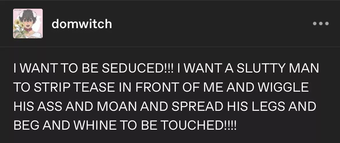 MAKE MEN SLUTTY AGAIN