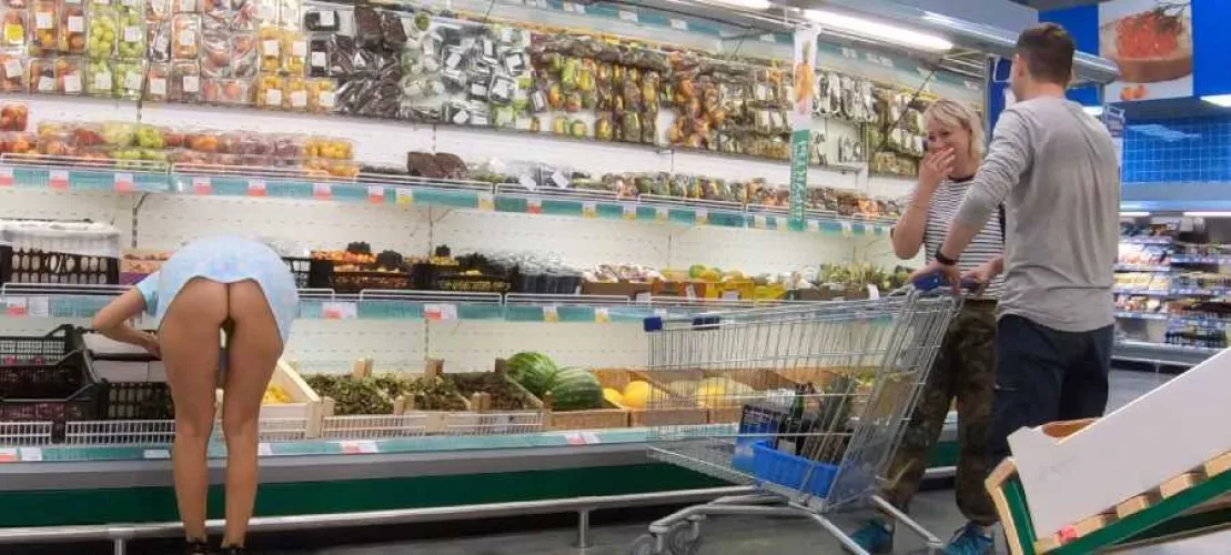 My Bum in the Grocery Store Dare