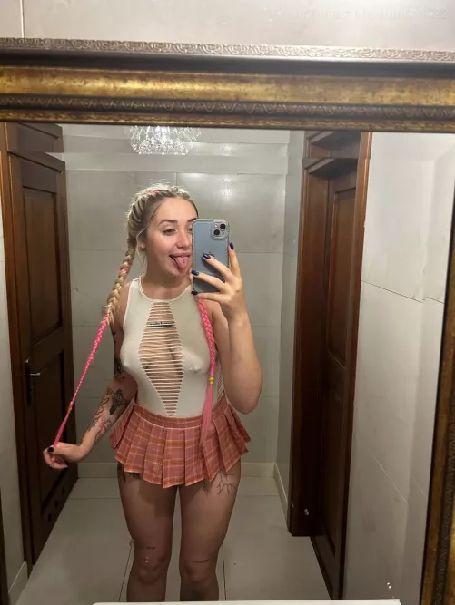 My pierced nipples require some proper attention from your tongue