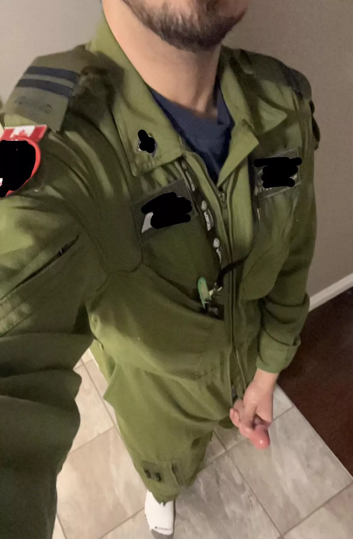 Ready for work but horny as fuck