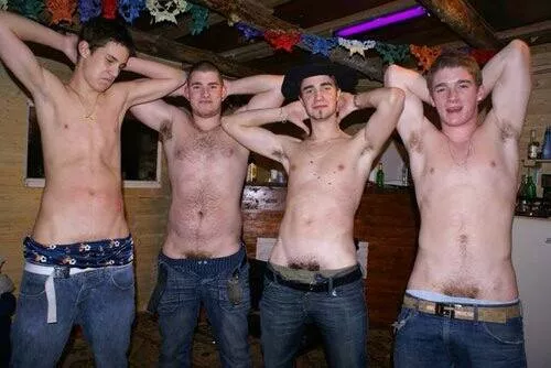 Sagging with your arms behind your head