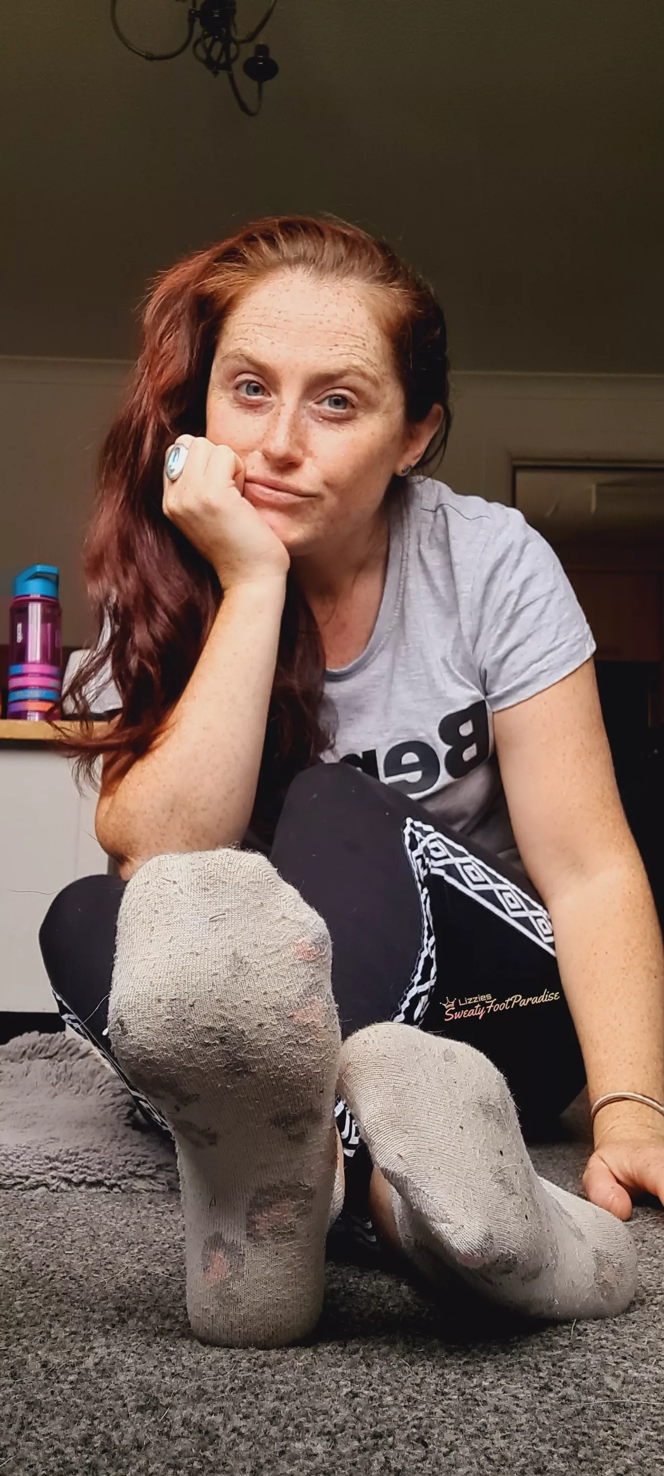 Sweaty socks on demand 😏🥵