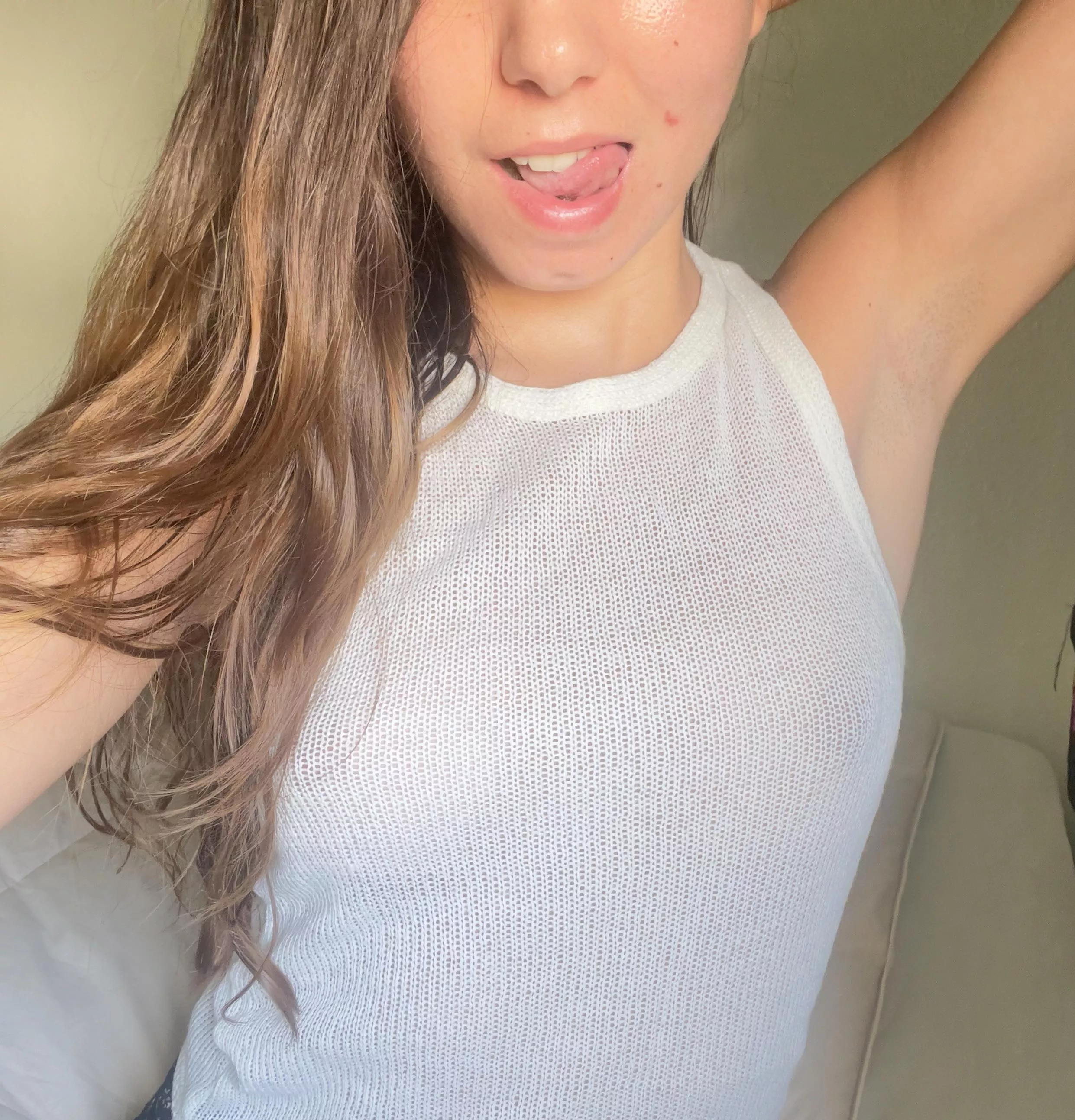 What did you notice first: my nipples or my armpit?