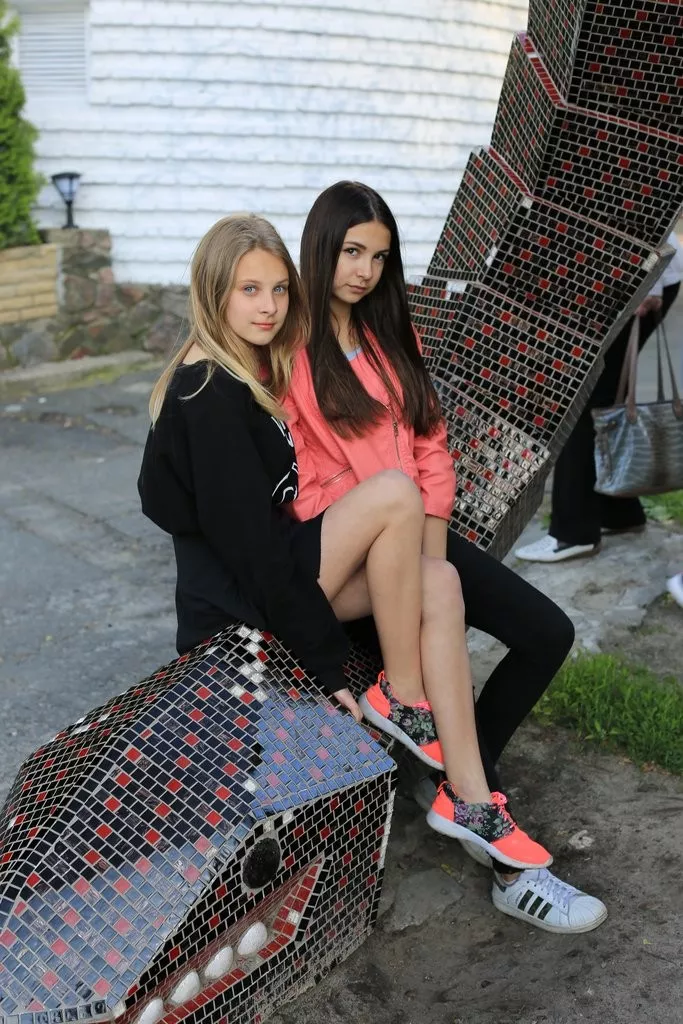 Anya Volkova and Karina Sergeevna Orlova