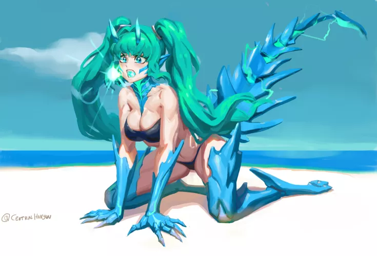 Dragon Miku by me (@HanyuuCentral)