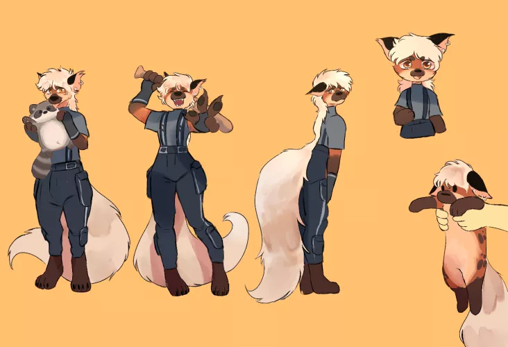 He is ready to commit crimes and be cute (art by me)