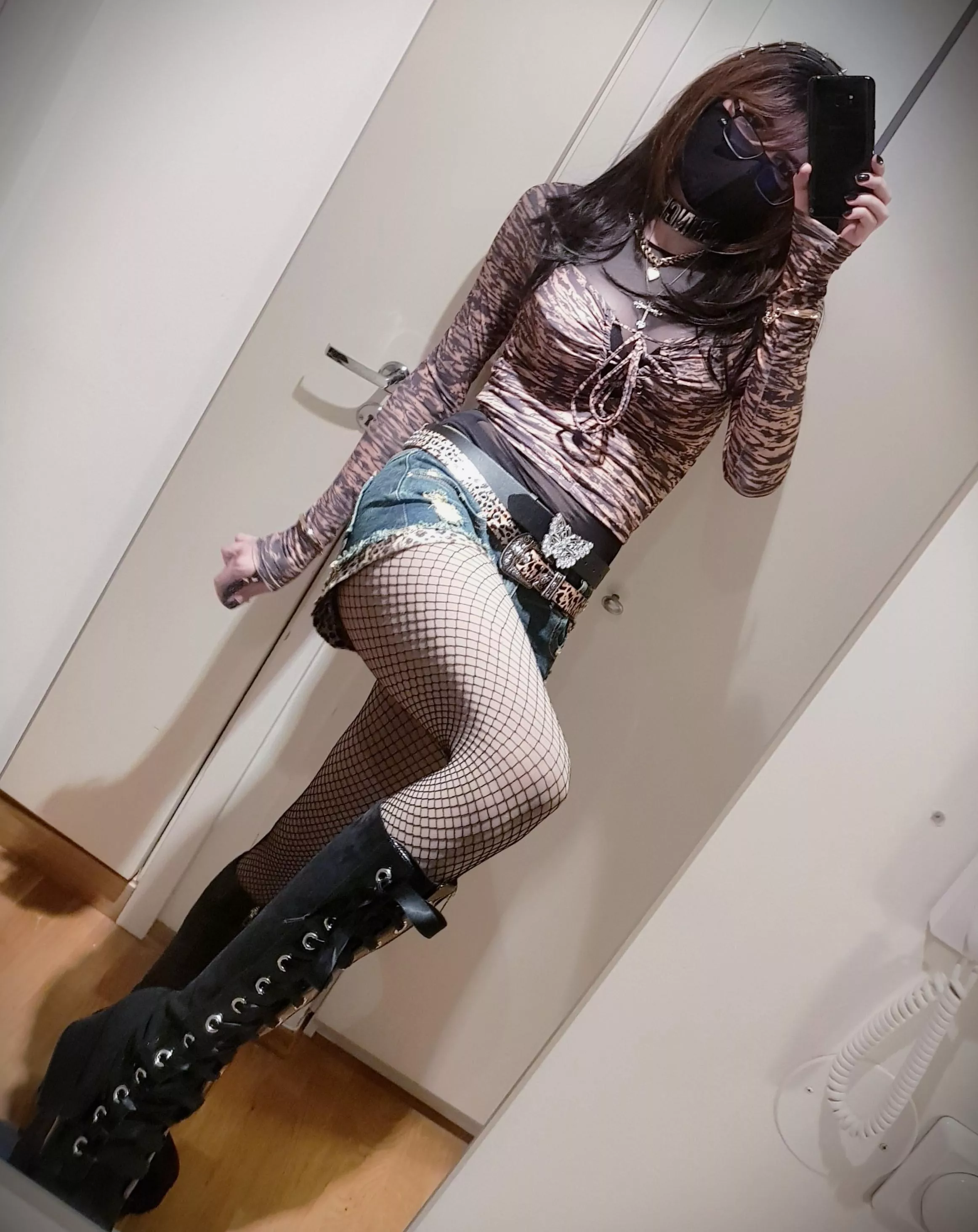 I think I could easily look like my sister actually...