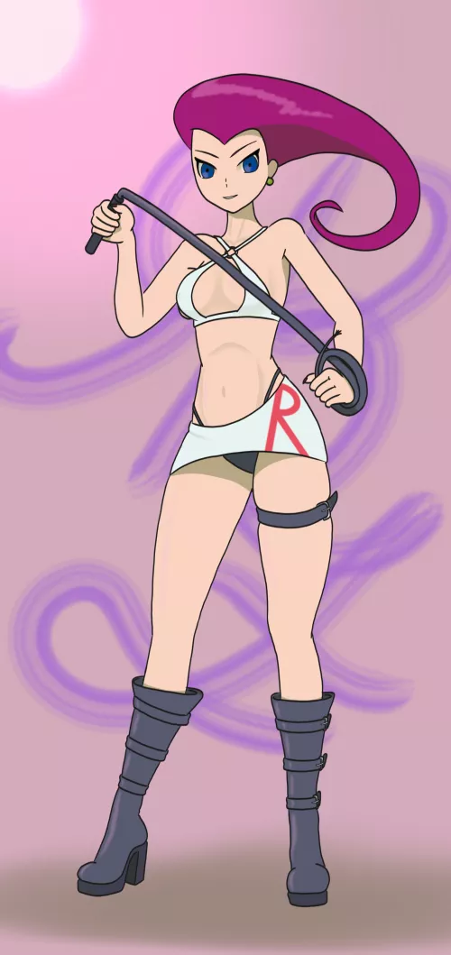 Jessie just doing Jessie things on her day off. (OC)