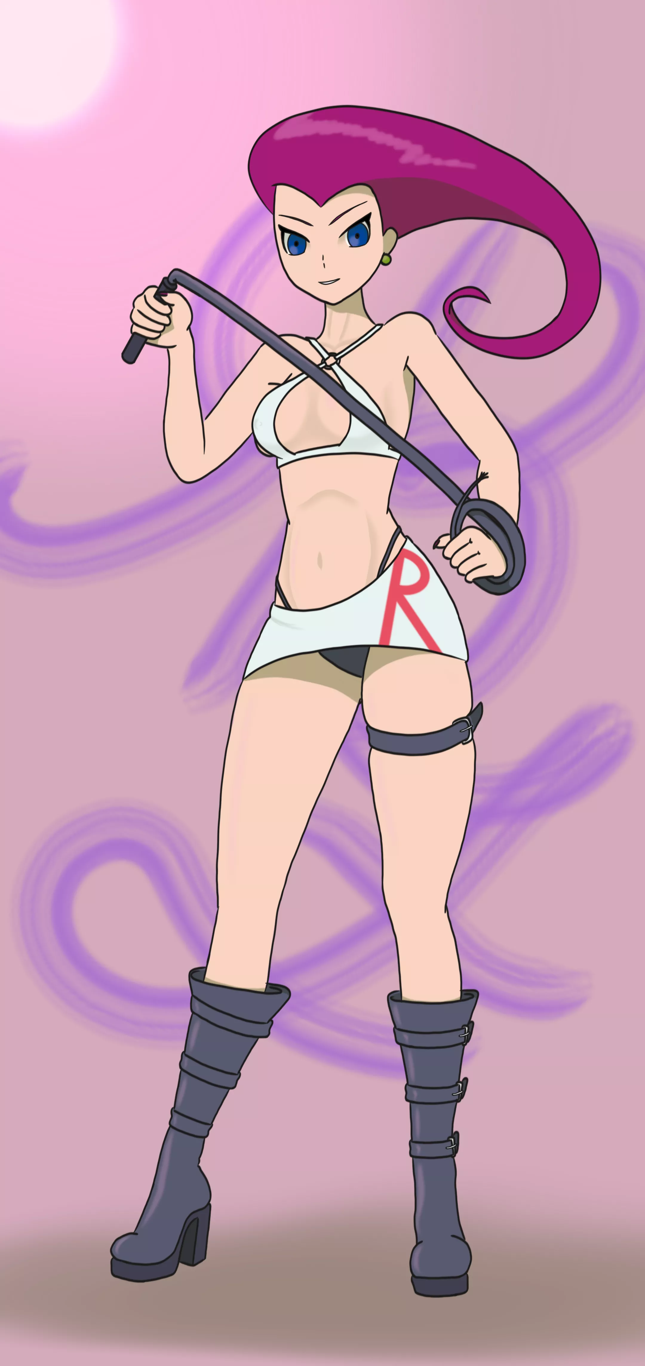 Jessie just doing Jessie things on her day off. (OC)