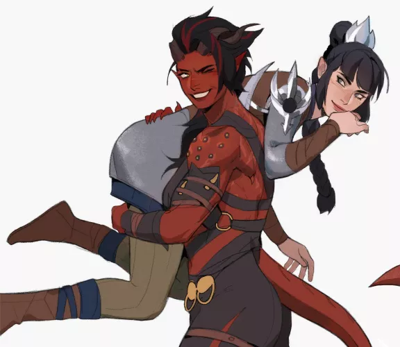 Karlach claims her goth girlfriend (Lara Jenn) [Baldur’s Gate 3]