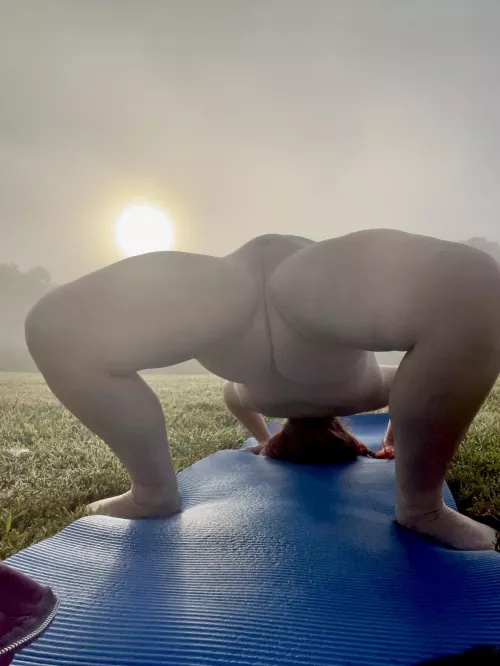 Love seeing the sun rise over the hills