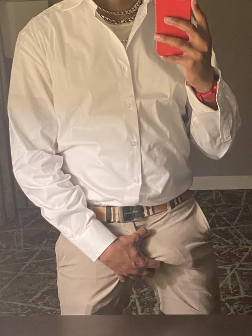 my co-worker told me she likes my new pants today