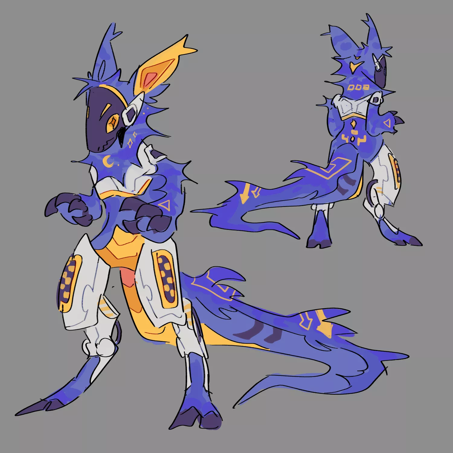 my first protogen design! it was for an adopt :)